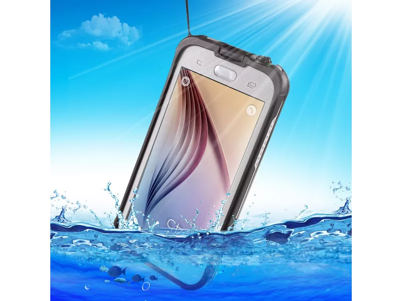 Cover RedPepper Impermeabile Waterproof Anti Urto per Samsung S6 G920 (Bianco) Cover RedPepper Impermeabile Waterproof Anti Urto per Samsung S6 G920 (Bianco)