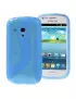 Cover in Silicone per Samsung Galaxy S3 Mini i8190 Blu