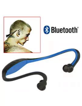 Sport Auricolari Bluetooth Universali Microfono Smartphone Rosso