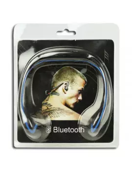Sport Auricolari Bluetooth Universali Microfono Smartphone Rosso