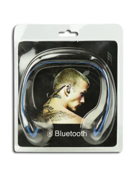 Sport Auricolari Bluetooth Universali con Microfono per Smartphone (Rosso)