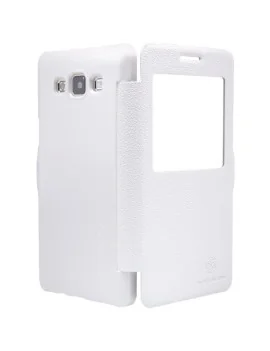 Cover Flip S-View Fresh in Ecopelle per Samsung Galaxy A5 SM-A500F (Bianco)