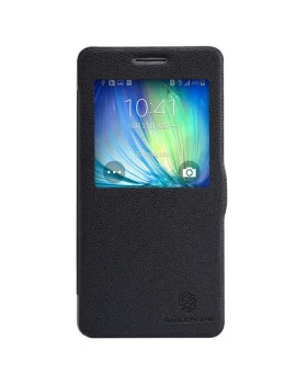 Cover Flip S-View Fresh in Ecopelle per Samsung Galaxy A5 SM-A500F (Nero)