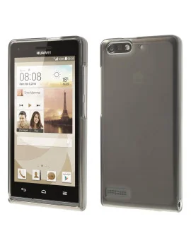 Cover in TPU Morbido per Huawei Ascend G6 3G (Grigio Trasparente)