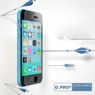 Screen Protector in Vetro Temperato Anti Urto per Apple iPhone 5C