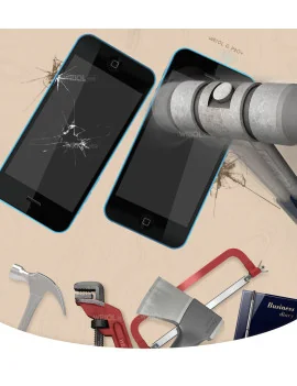 Screen Protector in Vetro Temperato Anti Urto per Apple iPhone 5C