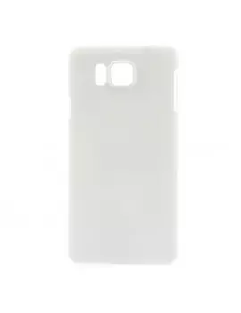 Cover Gomma Antigraffio per Samsung Galaxy Alpha Bianco