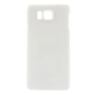 Cover in Gomma Antigraffio per Samsung Galaxy Alpha (Bianco)