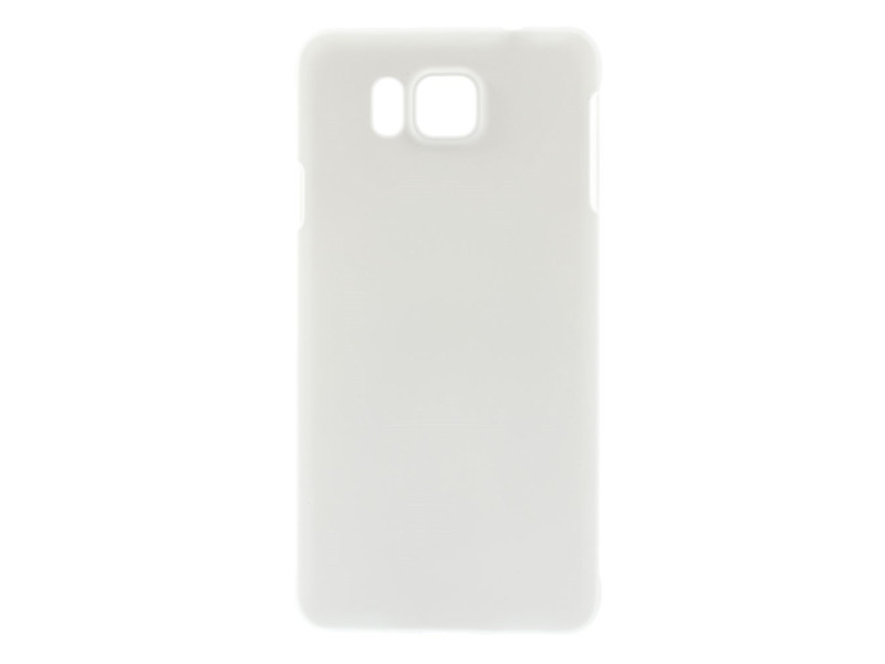 Cover Gomma Antigraffio per Samsung Galaxy Alpha Bianco
