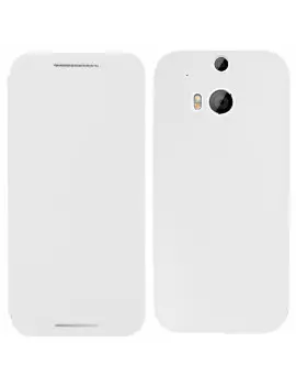 Cover Flip a Portafoglio per HTC One M8 (Bianco)