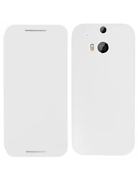 Cover Flip a Portafoglio per HTC One M8 (Bianco)