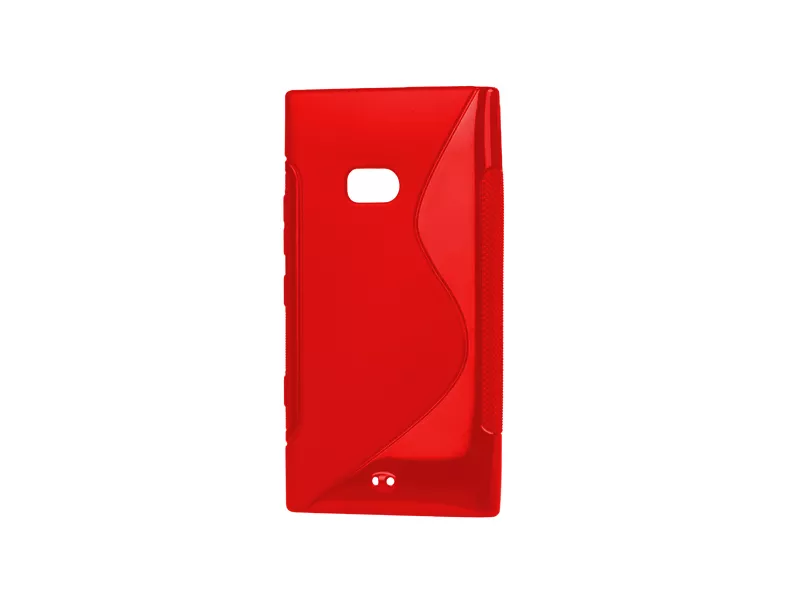 Cover in TPU Silicone Morbida Nokia Lumia 900 Rosso