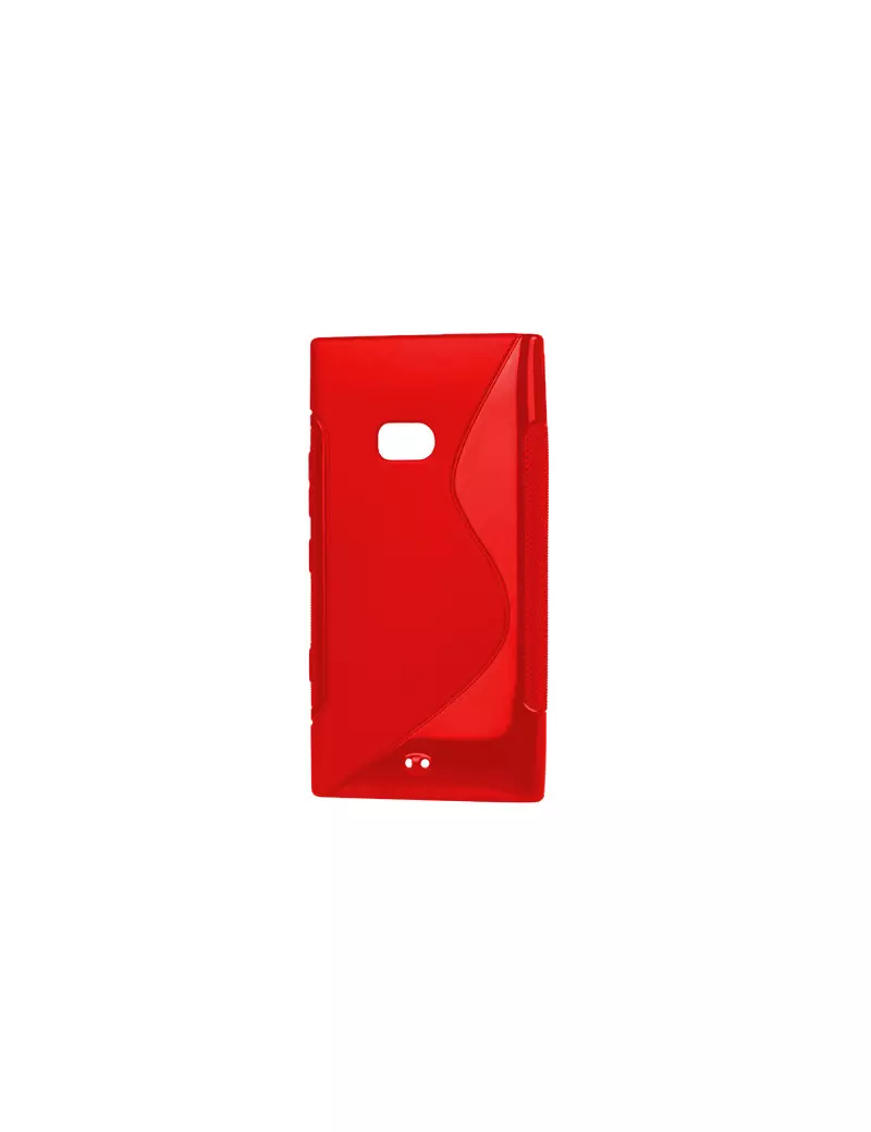 Cover in TPU Silicone Morbida Nokia Lumia 900 Rosso