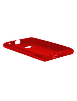 Cover in TPU Silicone Morbida per Nokia Lumia 900 (Rosso)