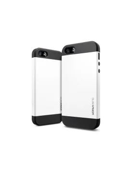 Cover Slim Armor TPU e Policarbonato per Apple iPhone 5 5S Verde Smeraldo