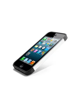 Cover Slim Armor TPU e Policarbonato per Apple iPhone 5 5S Verde Smeraldo