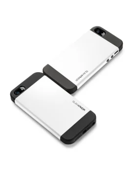 Cover Slim Armor TPU e Policarbonato per Apple iPhone 5 5S Verde Smeraldo