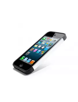 Cover Slim Armor TPU e Policarbonato per Apple iPhone 5 5S (Bianco)