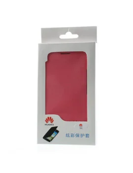 Cover Rigida per Huawei Ascend P6 Metal Style (Rosa)