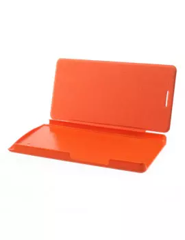 Cover Rigida per Huawei Ascend P6 Metal Style Arancione