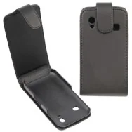 Cover Flip Verticale in Ecopelle per Samsung Galaxy Ace S5830 (Nero)
