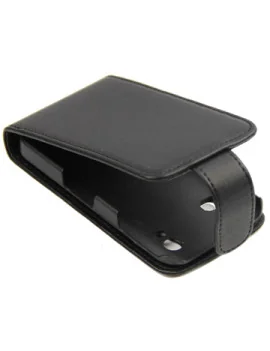 Cover Flip Verticale in Ecopelle per Samsung Galaxy Ace S5830 (Nero)