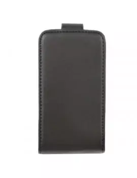 Cover Flip Verticale in Ecopelle per Samsung Galaxy Ace S5830 Nero