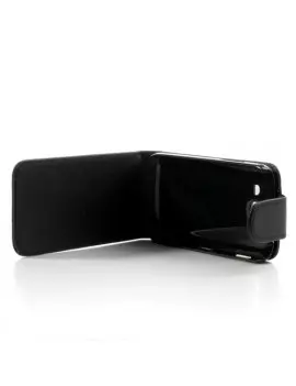 Cover Flip Verticale in Ecopelle per Samsung Galaxy Ace 3 S7275 Nero