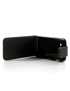 Cover Flip Verticale in Ecopelle per Samsung Galaxy Ace 3 S7275 (Nero)