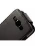 Cover Flip Verticale in Ecopelle per Samsung Galaxy Ace 3 S7275 Nero