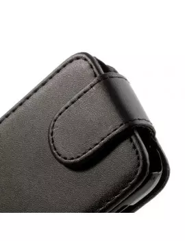 Cover Flip Verticale in Ecopelle per Samsung Galaxy Ace 3 S7275 Nero