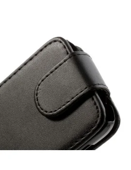 Cover Flip Verticale in Ecopelle per Samsung Galaxy Ace 3 S7275 (Nero)