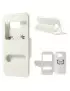 Cover Flip S-View Doppia Finestra in Ecopelle per Samsung Galaxy S6 G920 Bianco