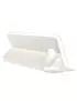 Cover Flip S-View Doppia Finestra in Ecopelle per Samsung Galaxy S6 G920 Bianco