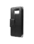 Cover Flip S-View Doppia Finestra in Ecopelle per Samsung Galaxy S6 G920 Nero