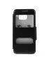 Cover Flip S-View Doppia Finestra in Ecopelle per Samsung Galaxy S6 G920 Nero