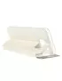 Cover Flip S-View Curve Line in Ecopelle per Samsung Galaxy S6 G920 Bianco
