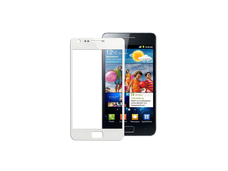 Vetro di Ricambio per Samsung Galaxy S2 i9100 (Bianco)