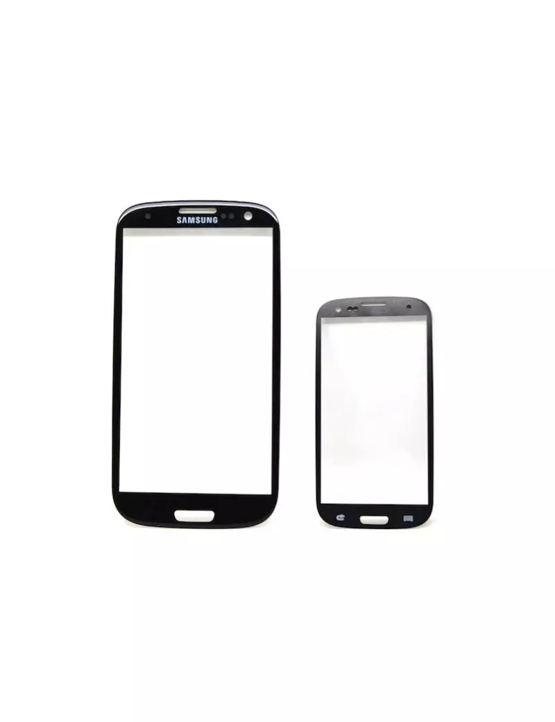 Vetro di Ricambio per Samsung Galaxy S3 i9300 (Nero)