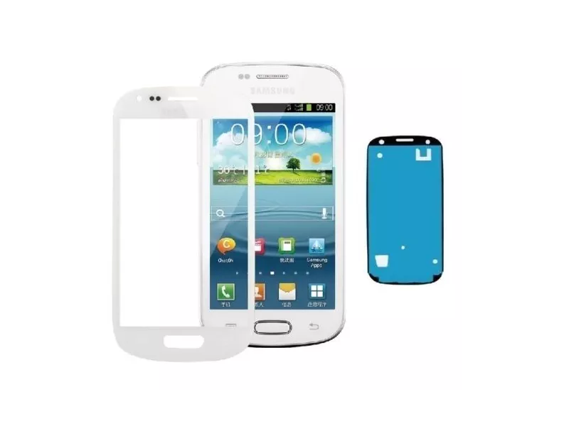 Vetro di Ricambio per Samsung Galaxy S3 mini i8190 (Bianco)
