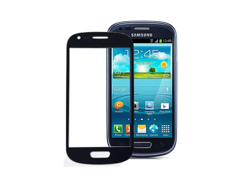 Vetro di Ricambio per Samsung Galaxy S3 mini i8190 (Nero)