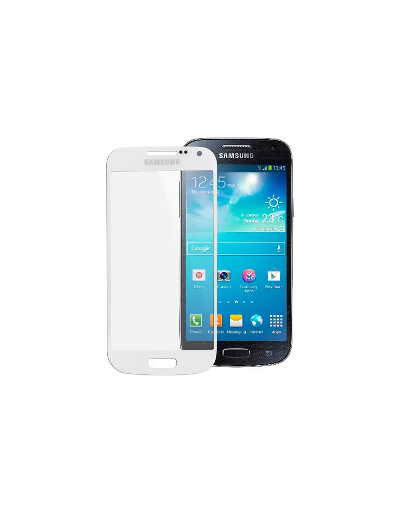 Vetro di Ricambio per Samsung Galaxy S4 mini i9190 (Bianco)
