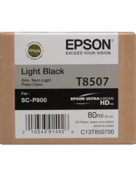 Cartuccia Originale Epson T850700 (Nero Chiaro 80 ml)