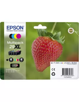 Multipack Cartucce Originali Epson T299640 29XL (Nero e Colori XL Conf. 4)