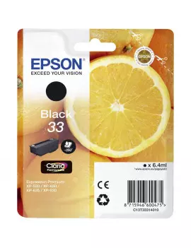 Cartuccia Originale Epson T333140 (Nero 250 pagine)