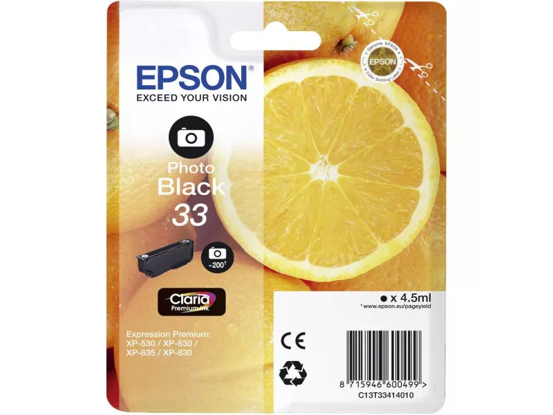 Cartuccia Originale Epson T334140 (Nero Foto 300 pagine)
