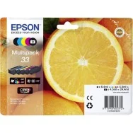 Multipack Cartucce Originali Epson T333740 33 Nero Colori