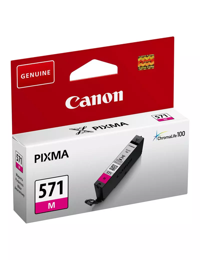 Cartuccia Originale Canon CLI-571m 0387C001 (Magenta 6,5 ml)