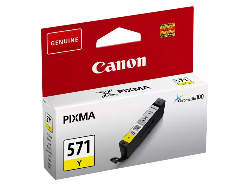 Cartuccia Originale Canon CLI-571y 0388C001 (Giallo 6,5 ml) Cartuccia Originale Canon CLI-571y 0388C001 (Giallo 6,5 ml)
