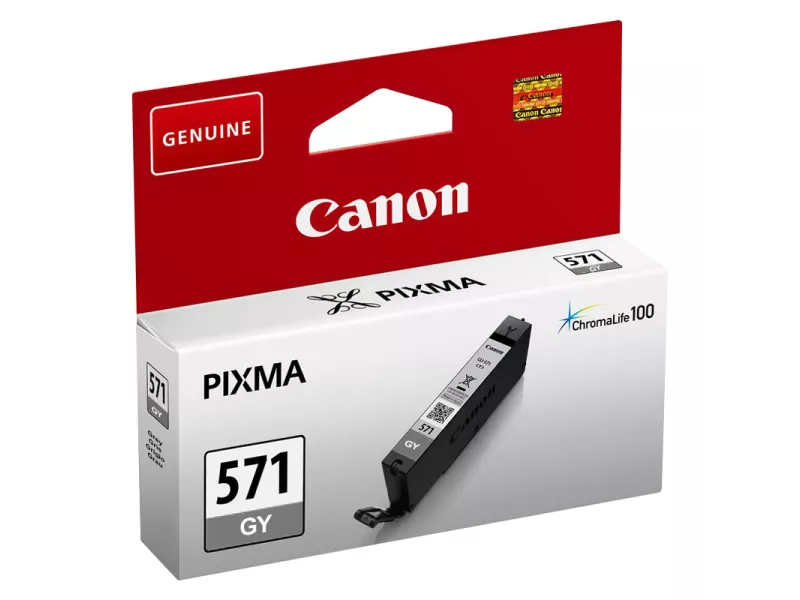 Cartuccia Originale Canon CLI-571gy 0389C001 (Grigio 6,5 ml) Cartuccia Originale Canon CLI-571gy 0389C001 (Grigio 6,5 ml)